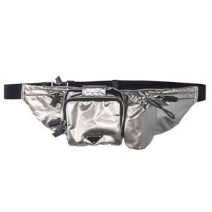 Prada 2vl056 Nylon Body Bag With Triangular Plate Men's